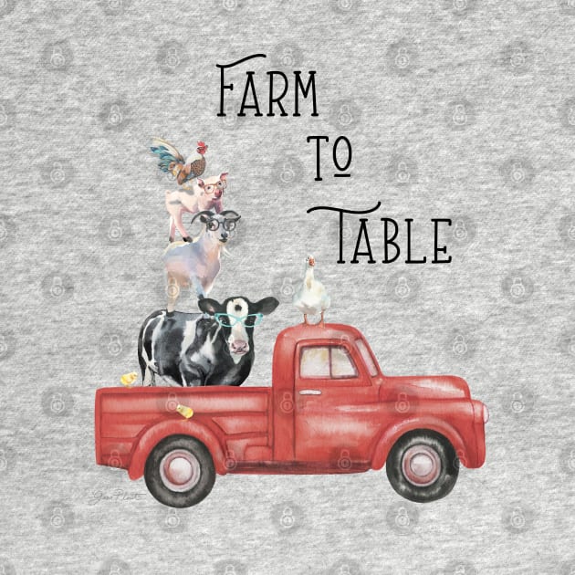 Farm Animal Family B1 by Jean Plout Designs